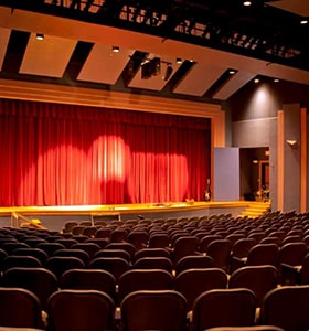 An empty auditorium