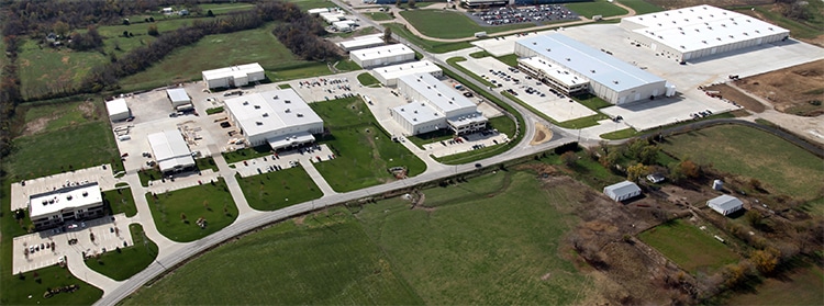 Aerial view of the ProEnergy Services building campus