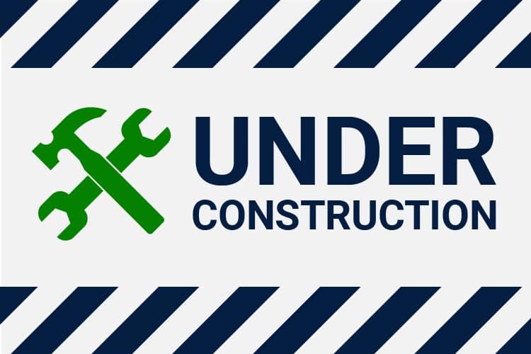 Project is under construction graphic