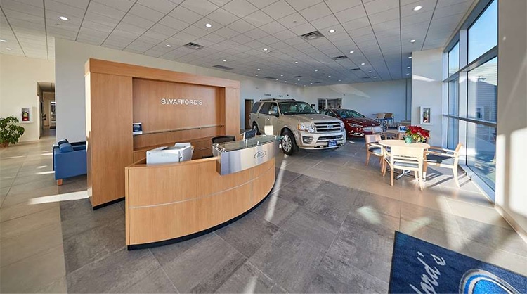 Swafford Ford Dealership interior