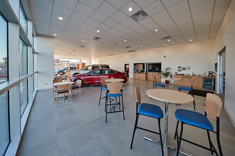 Swafford Ford Dealership interior